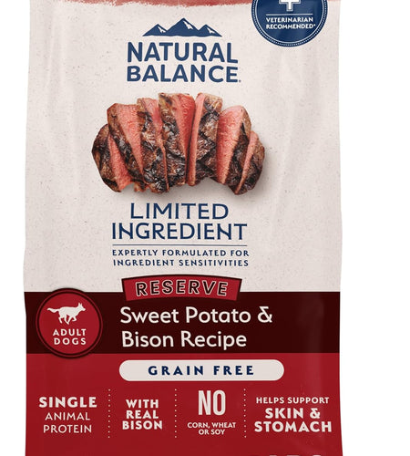 Limited Ingredient Diet | Adult Grain-Free Dry Dog Food | Protein Options Include Salmon, Duck, Bison, Beef, Lamb, Venison, or Chicken