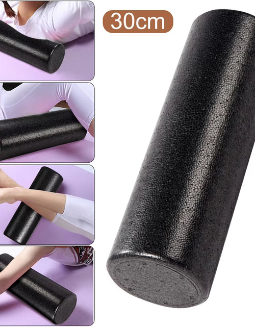 Load image into Gallery viewer, 12 Inch Solid Core Back Foam Roller High-Density round Foam Roller Deep Tissue Massager for Exercise Massage Muscle Recovery
