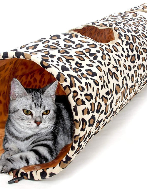 Load image into Gallery viewer, Cat Toys Collapsible Tunnel Dog Tube for Fat Cat,Rabbits,Dogs Length 51" Diameter 12"
