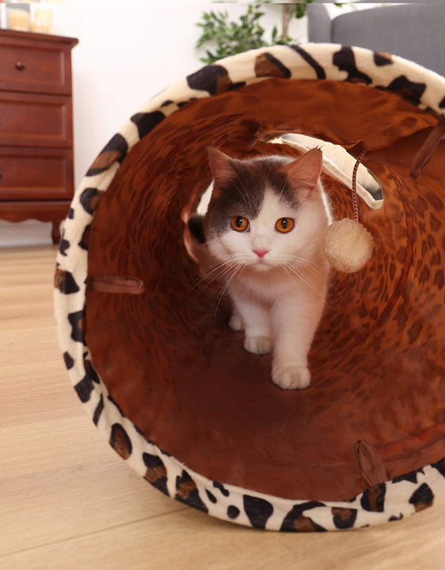 Load image into Gallery viewer, Cat Toys Collapsible Tunnel Dog Tube for Fat Cat,Rabbits,Dogs Length 51" Diameter 12"
