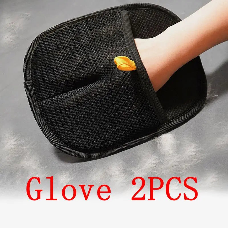 Furgone Duo Gloves – Double-Sided Electrostatic Pet Hair Removal & Grooming Gloves