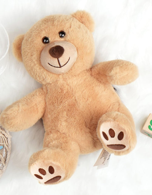 Load image into Gallery viewer, Teddy Bear Stuffed Animal, 10 Inch Brown Teddy Bear Plush Toy, Soft Plush Gifts for Kids Baby Toddlers on Baby Shower, Easter Decorations
