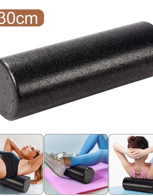 Load image into Gallery viewer, 12 Inch Solid Core Back Foam Roller High-Density round Foam Roller Deep Tissue Massager for Exercise Massage Muscle Recovery
