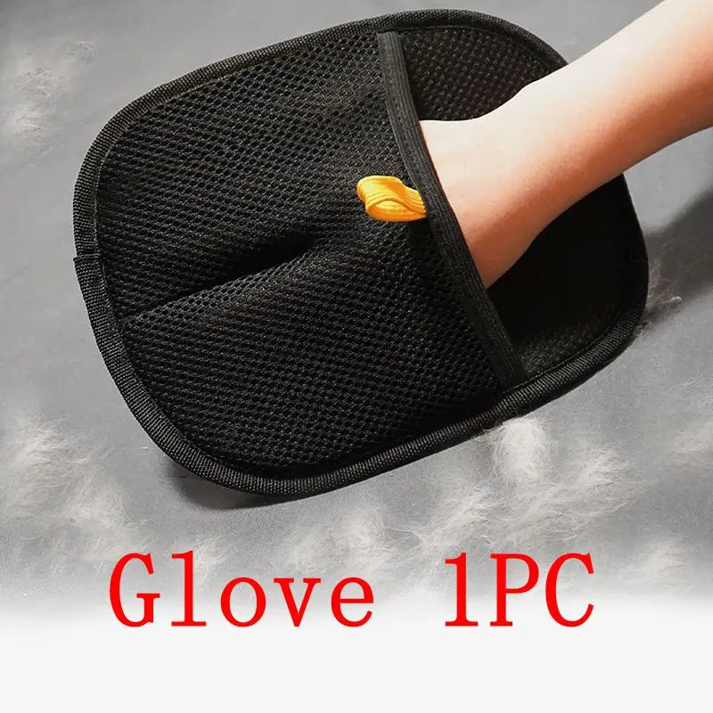Furgone Duo Gloves – Double-Sided Electrostatic Pet Hair Removal & Grooming Gloves