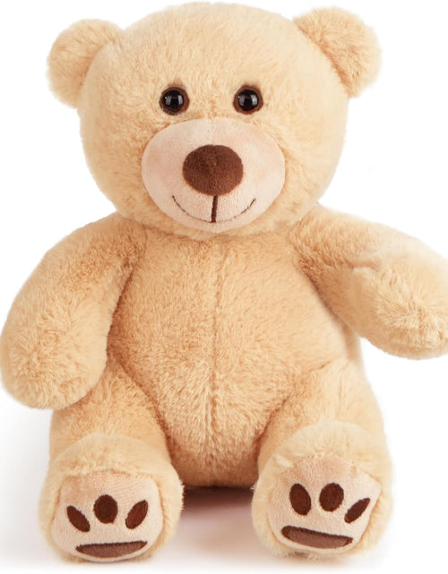 Load image into Gallery viewer, Teddy Bear Stuffed Animal, 10 Inch Brown Teddy Bear Plush Toy, Soft Plush Gifts for Kids Baby Toddlers on Baby Shower, Easter Decorations
