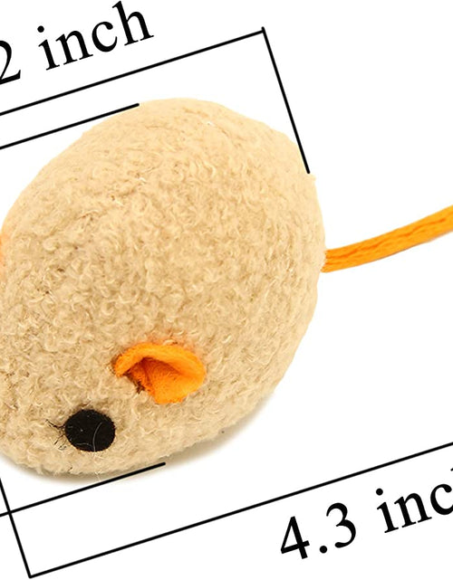 Load image into Gallery viewer, 20 Pcs Cat Toys, Catnip Mice, Cat Mouse Toys, Catnip Cat Toys, Interactive Play for Cat, Puppy, Kitty, Kitten (Grey)
